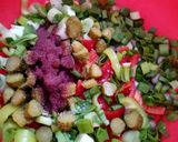 Pas rețetă Salată de fasole Boamba încondeiată (de post) 1 fotografie