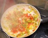 A picture of step 2 of Salmon Risotto with Prawns.