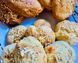 Foto del paso 7 de la receta: PANCITOS SABORIZADOS CON DOS TIPOS DE QUESOS (premezcla con levadura) 🤩😋😋🥯🧀🥖😍