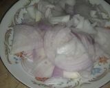 A picture of step 2 of Fry Kabab.
