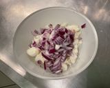 Une image de l'étape 3 de Petites salades de tomates au crabe.