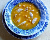 Foto del paso 8 de la receta: Sopa de pollo con garbanzos en crema de verduras