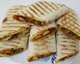 صورة لخطوة 9 من وصفة فاهيتا الدجاج والفطر والجزر بخبز التورتيلا المنزلي الرائع 🌯🌯🌯