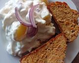 Lilahagymás majonézes krumplisaláta (fasírttal) recept fázis 4 fotója