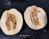 A picture of step 1 of Muskmelon Popsicles.