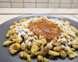 Gluténmentes, növényi tejes császármorzsa, pirított mandulával recept fázis 7 fotója