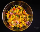 A picture of step 3 of Mango Salsa#Saladcontest.