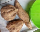 A picture of step 1 of Crispy sweet potato.