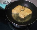 Ayam geprek dan oseng selada air