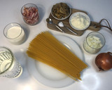 Foto del paso 1 de la receta: Spaghettis Carbonara en Microondas con estuches de vapor tipo Lékué