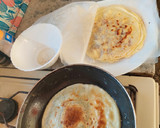 Foto del paso 3 de la receta: Torres de panqueques 1 vegetarian@ otro con jamón y paté! Glup !
