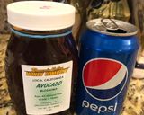 A picture of step 1 of Honey and Pepsi Marinated Pork Cutlets.
