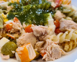 Foto del paso 7 de la receta: Espirales con atún al pesto de almendras