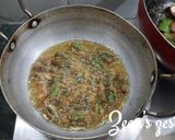 A picture of step 2 of Bhindi 65.