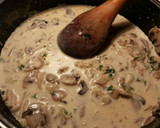 Foto del paso 13 de la receta: Macarrones con nata y champiñones gratinados