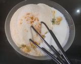 A picture of step 1 of Masala rava dhokla cake.