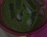 Foto langkah ke 5 dari resep Es Cendol Lembut Kenyal tanpa cetakan cendol.