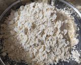 A picture of step 1 of Besan ladoo.