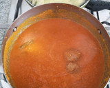 Foto del paso 4 de la receta: Albóndigas en salsa de zanahorias y naranja con patatas fritas