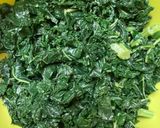 Foto langkah ke 2 dari resep Rolade Daun Kale/Kale Leaf Roulade.