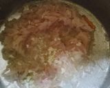 A picture of step 2 of Methi sabzi.