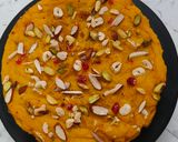 A picture of step 6 of Suji Mango Cake.