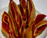 A picture of step 17 of Multi layered beet spinach crackers.