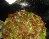 A picture of step 8 of Beef chilli.