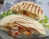 A picture of step 6 of Shawarma pockets.