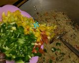 A picture of step 6 of Smokey fried rice.