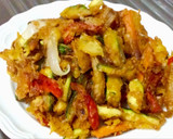 Foto del paso 5 de la receta: Tempura de calabacín, pimiento rojo, zanahoria y cebolla