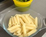 A picture of step 9 of Basil Pesto Pasta.