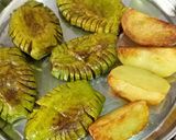 A picture of step 3 of Potol / Parwal Poshto.