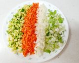 Foto langkah ke 2 dari resep Bubur Ayam Korea, Pakai ketan.