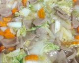 Foto langkah ke 2 dari resep Tumis Sawi Wortel Bakso.