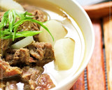 Foto langkah ke 4 dari resep Sup Lobak Sapi bening simpel ala Oma ^__^.