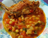 Foto del paso 6 de la receta: Garbanzos con conejo