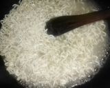A picture of step 1 of Saucy Sausage noodles.