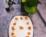 A picture of step 10 of Mango Pudding Delight 3 layered.