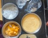 A picture of step 2 of Mango mastani.