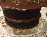 A picture of step 11 of Triple Chocolate Cake.