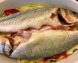 Foto del paso 2 de la receta: Lubinas al horno con parrillada de verduras