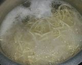 A picture of step 1 of Chowmein.