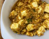 A picture of step 3 of Paneer masala sandwich 🥪.