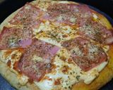 Foto del paso 6 de la receta: Pizza con jamón y provolone