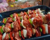 Foto del paso 3 de la receta: Brochette de carne con verduras