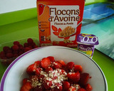 Foto del paso 1 de la receta: Fresas con yogur y avena