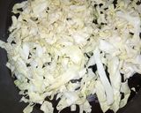 A picture of step 5 of Cabbage Qeema.