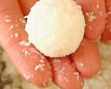 A picture of step 2 of Instant Coconuts balls/ laddu.