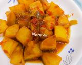 Hình bước làm 3 của món Khoai tây kho chay
